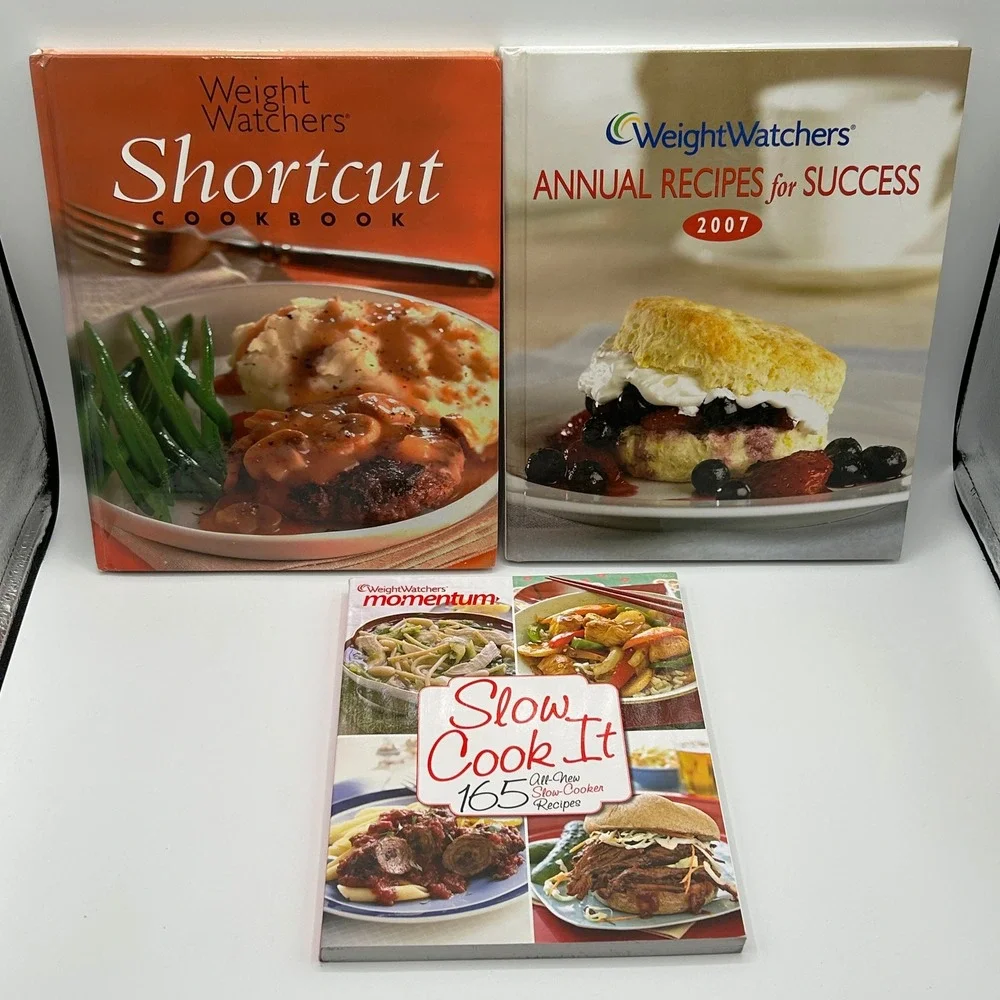 Weight Watchers Cookbook Lot of 3 Shortcut Annual Recipes 2007 Slow‎ Cook It